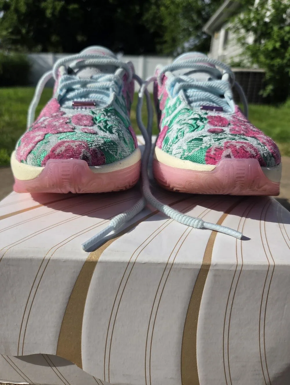 Nike LeBron 21 PRM Sneakers Father Of Pearl Grandmas Couch FV7275-400 Mens 7.5